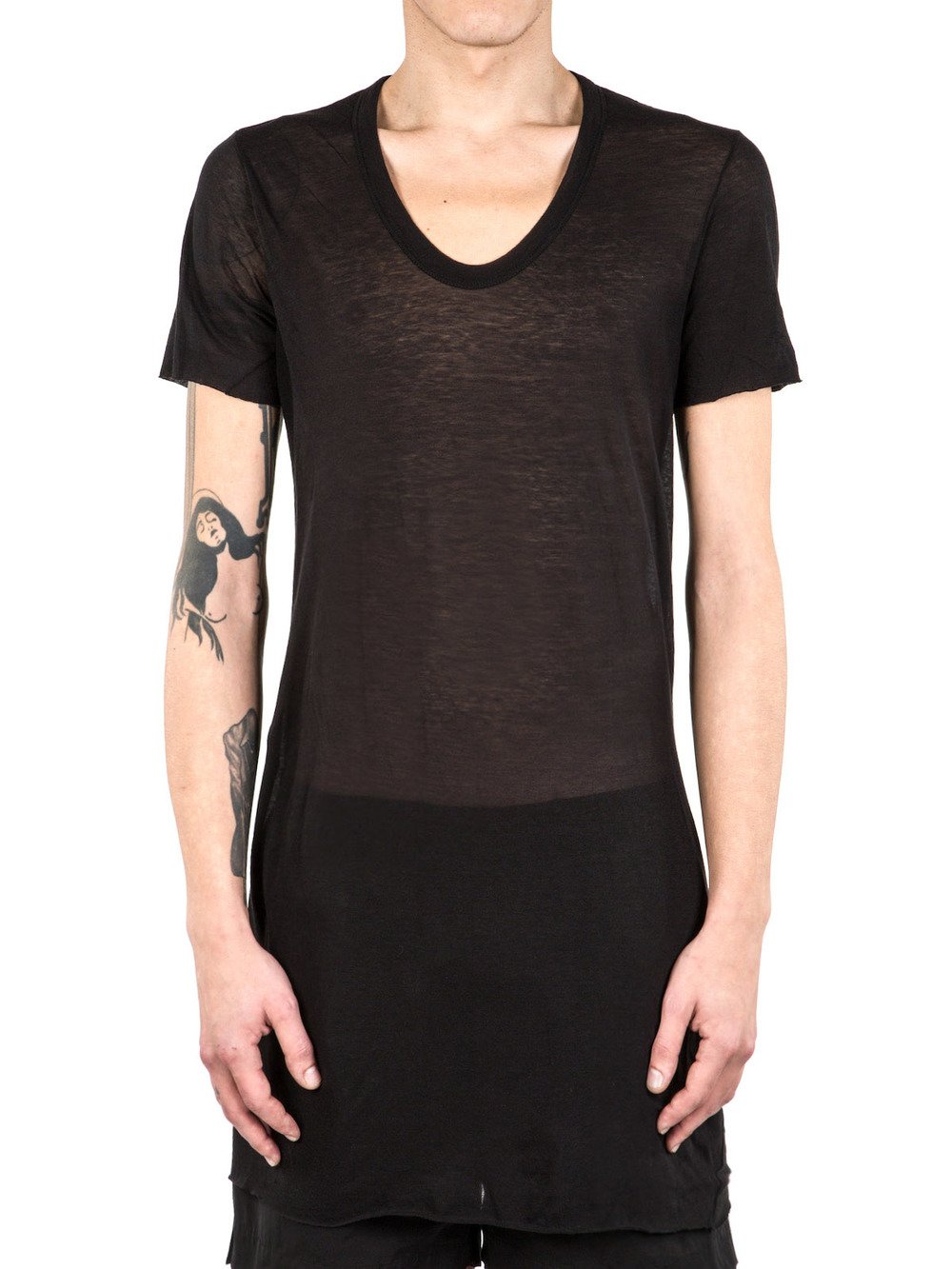 RICK OWENS - V-NECK TEE