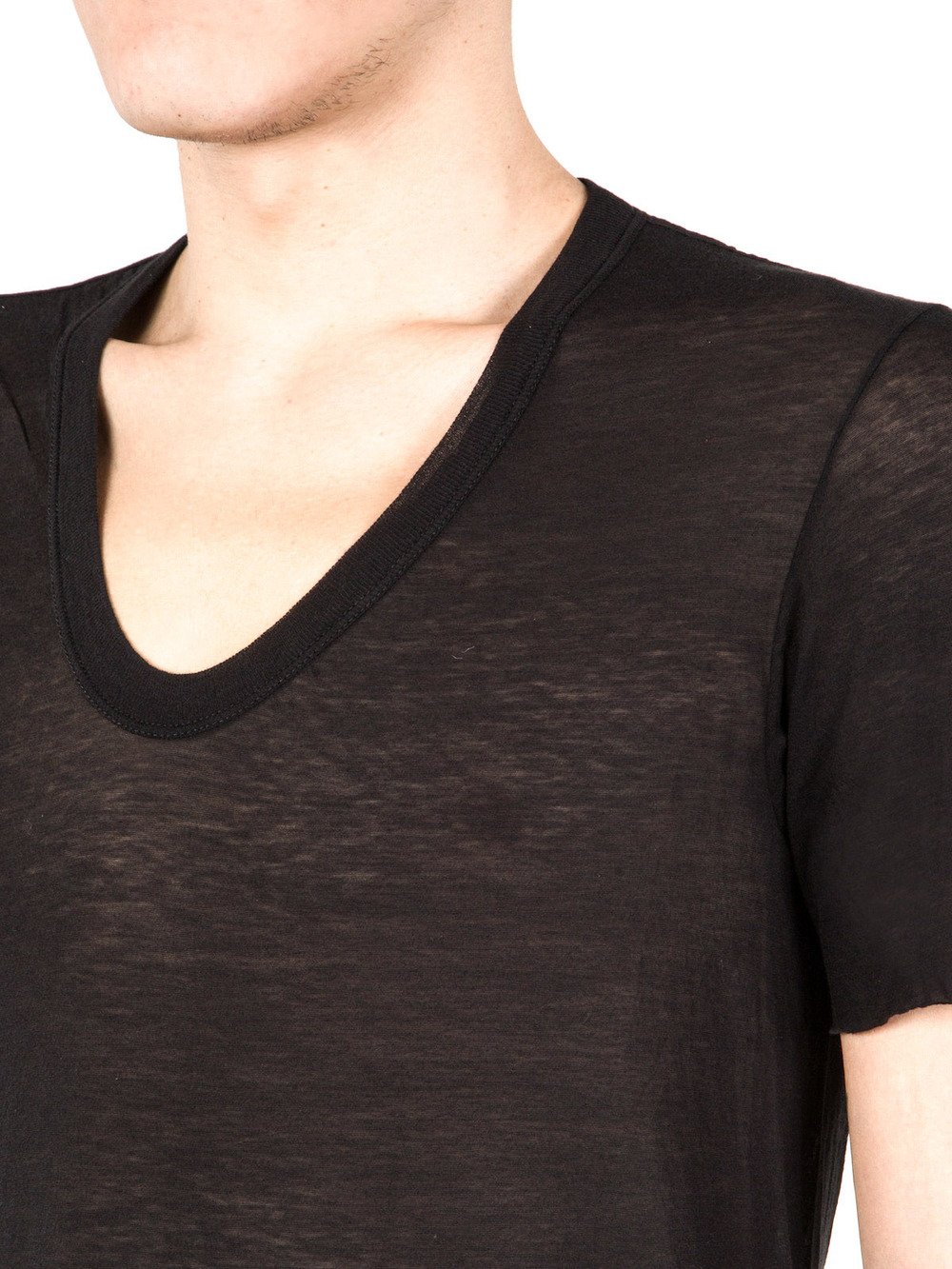 RICK OWENS - V-NECK TEE