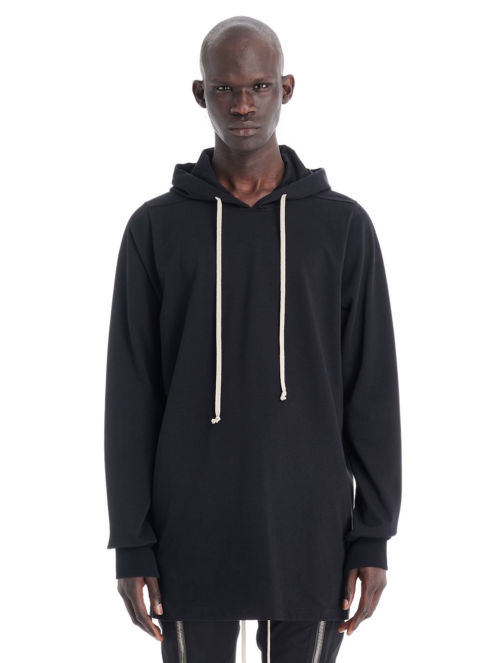 rick owens long hoodie