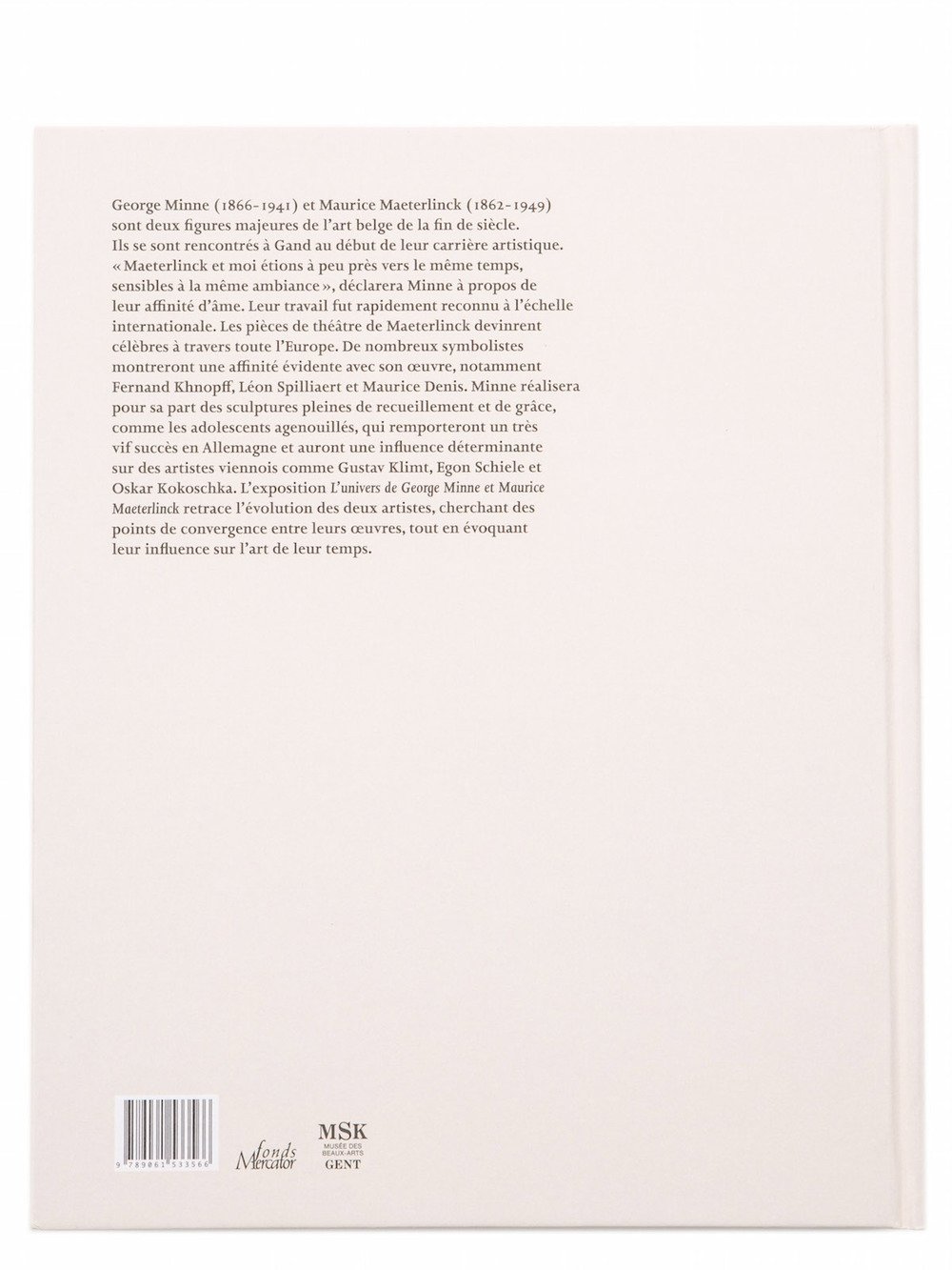 RICK OWENS - “L’UNIVERS DE GEORGE MINNE AND MAURICE MAETERLINCK”