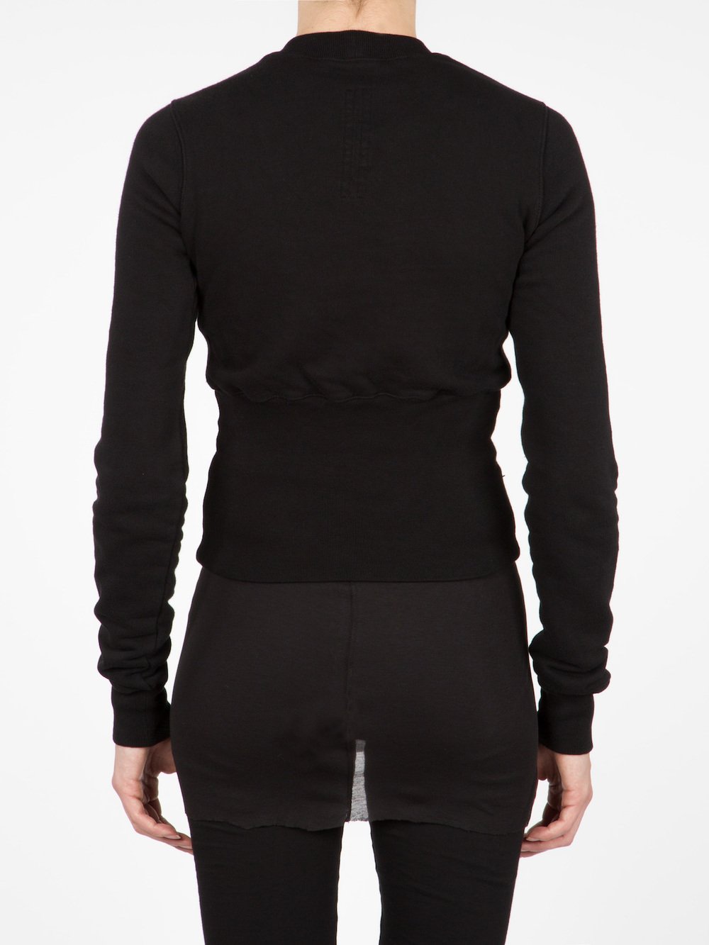 RICK OWENS DRKSHDW - CROPPED GEO SWEATSHIRT