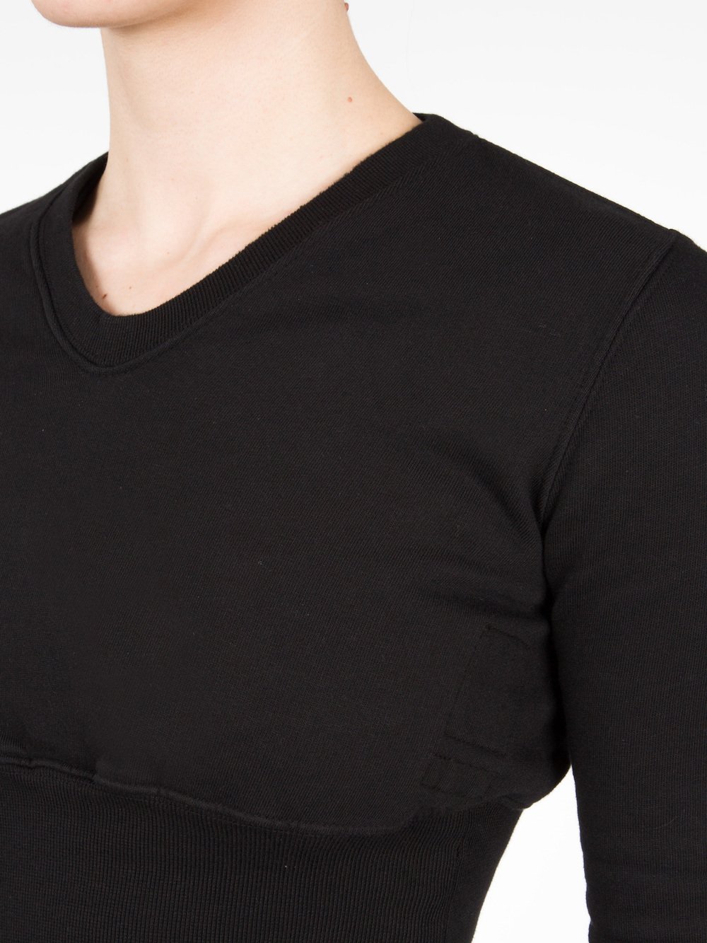 RICK OWENS DRKSHDW - SKUNK SLEEVE SWEATSHIRT