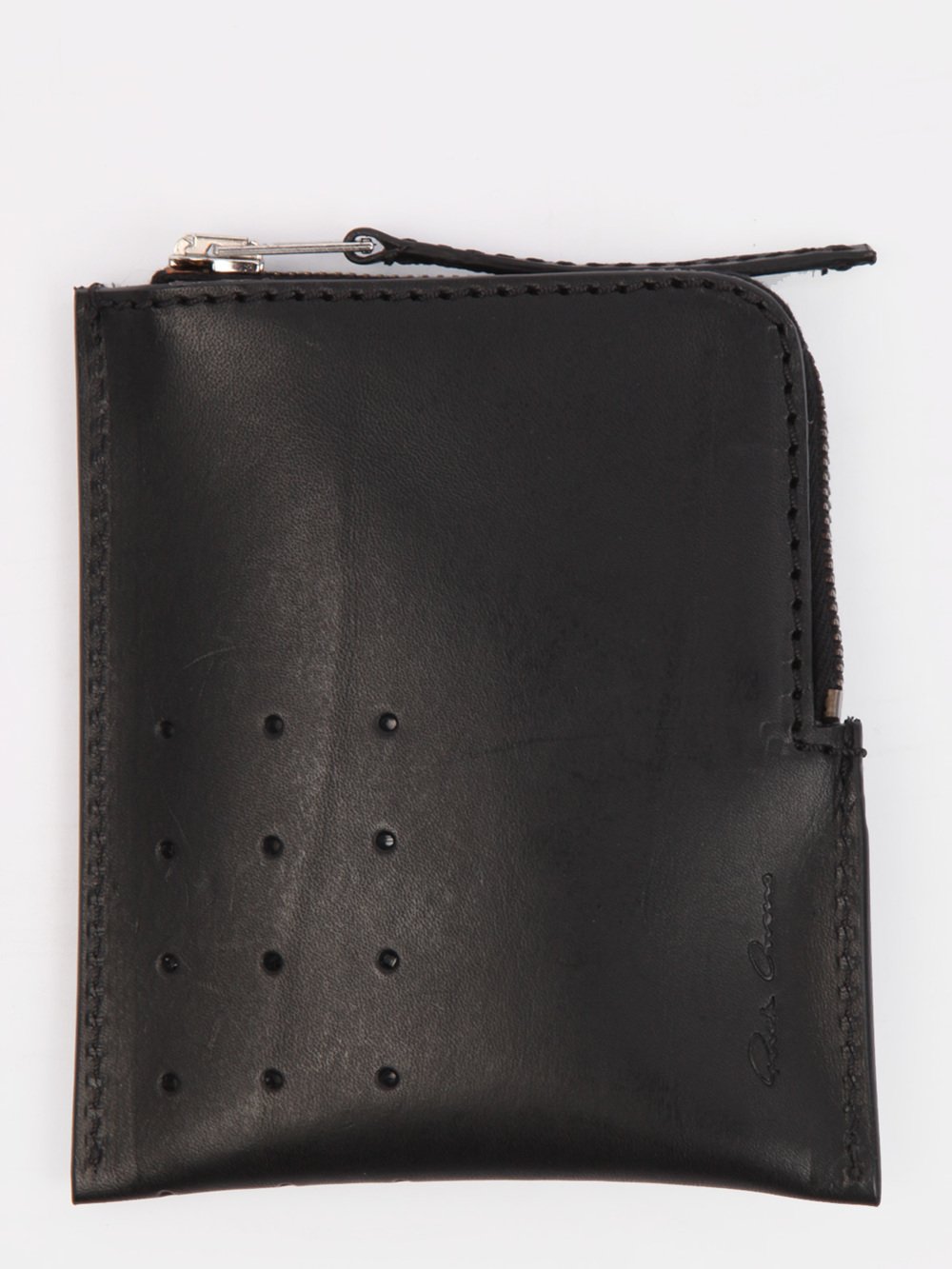 RICK OWENS - MEDIUM ZIPPED WALLET