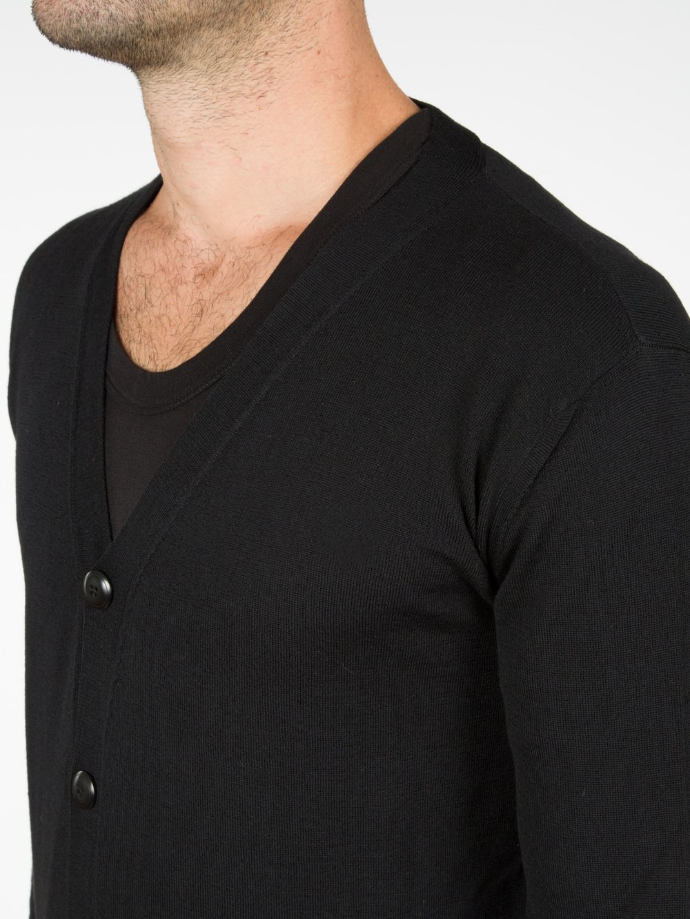 RICK OWENS - SHORT CARDIGAN