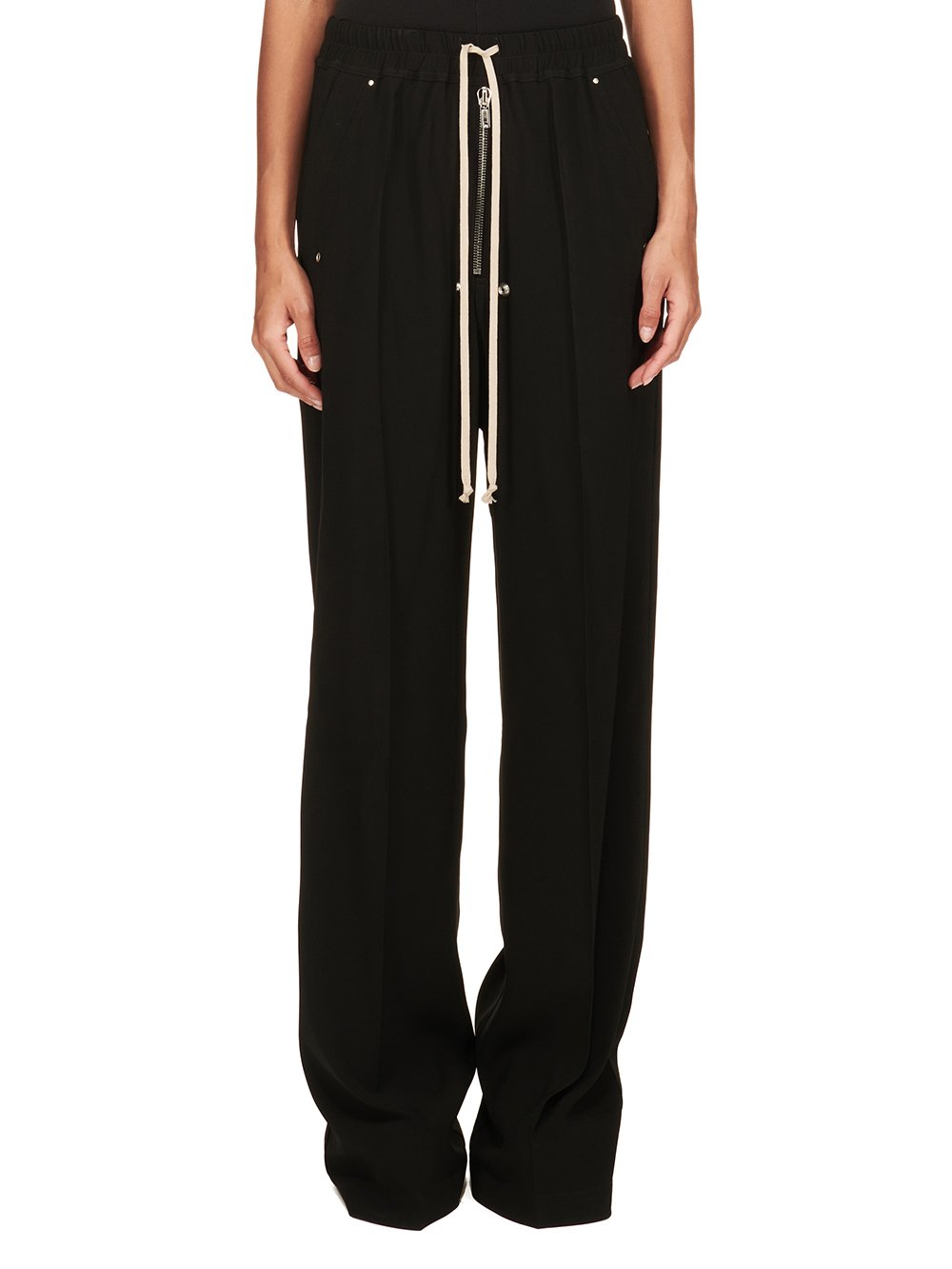 美品RICK OWENS Porterville Bela ワイドパンツ Black Porterville Wide Bela Trousers by Rick Owens on Sale