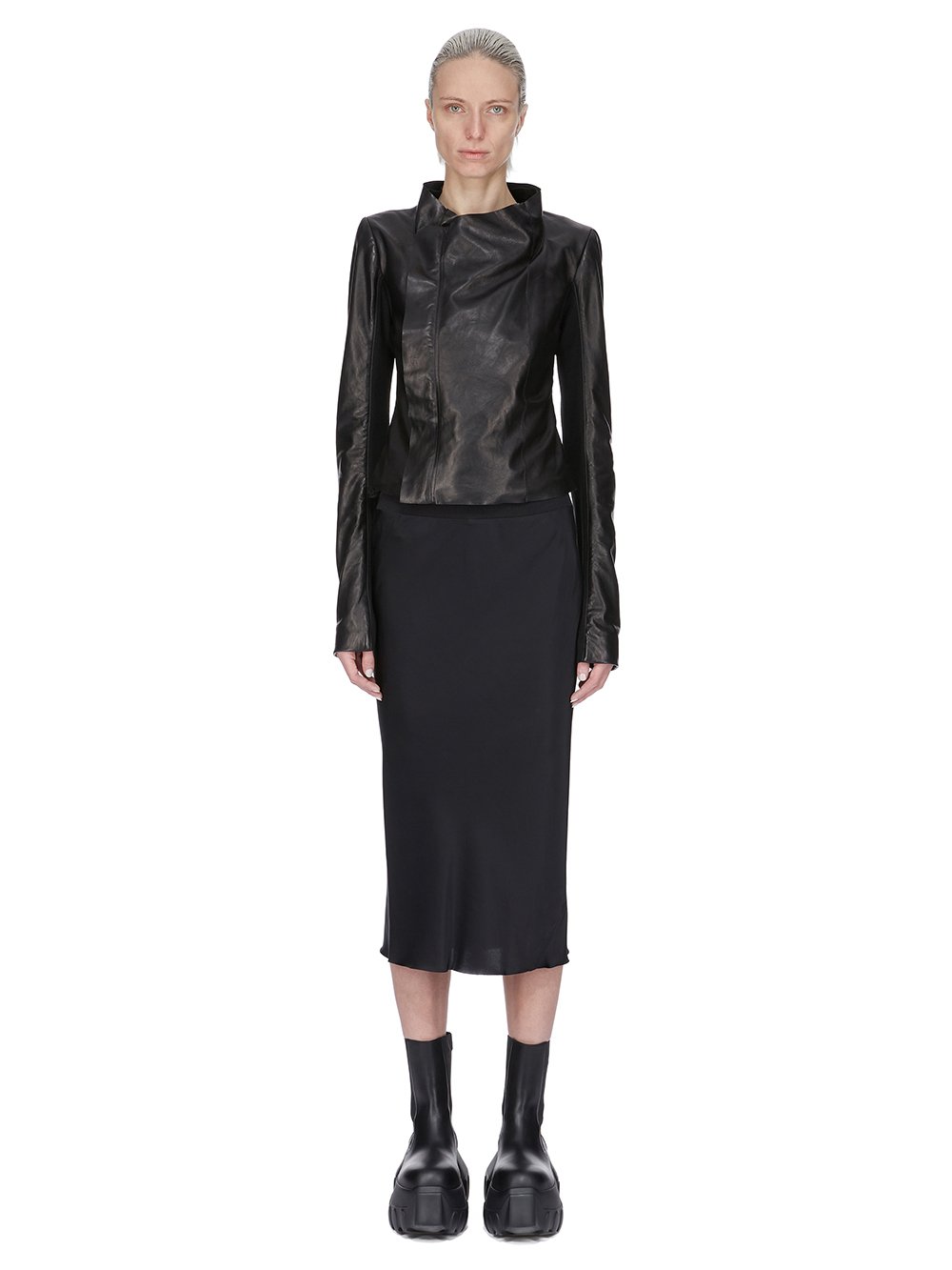 【正規店出品】RICK OWENS WOMEN RP01E7332 CC KNEE BIAS SKIRT RICK OWENS - SKIRTS - Rick Owens