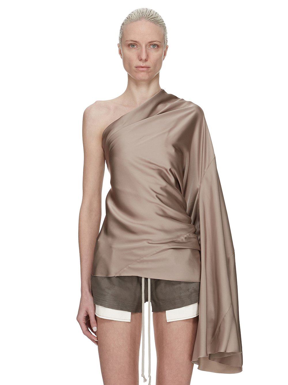 ワンピース RICK OWENS SS25 ONE SLEEVES TOP (RP01E7234 CC 09) RICK OWENS - TOPS - Rick Owens
