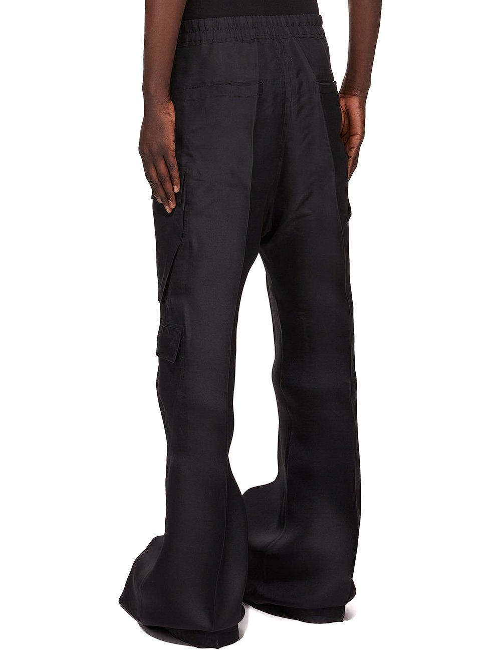 パンツ RICK OWENS WIDE CARGOBELAS black 50 Rick Owens Cargobelas ワイドパンツ | ブラック | FARFETCH JP