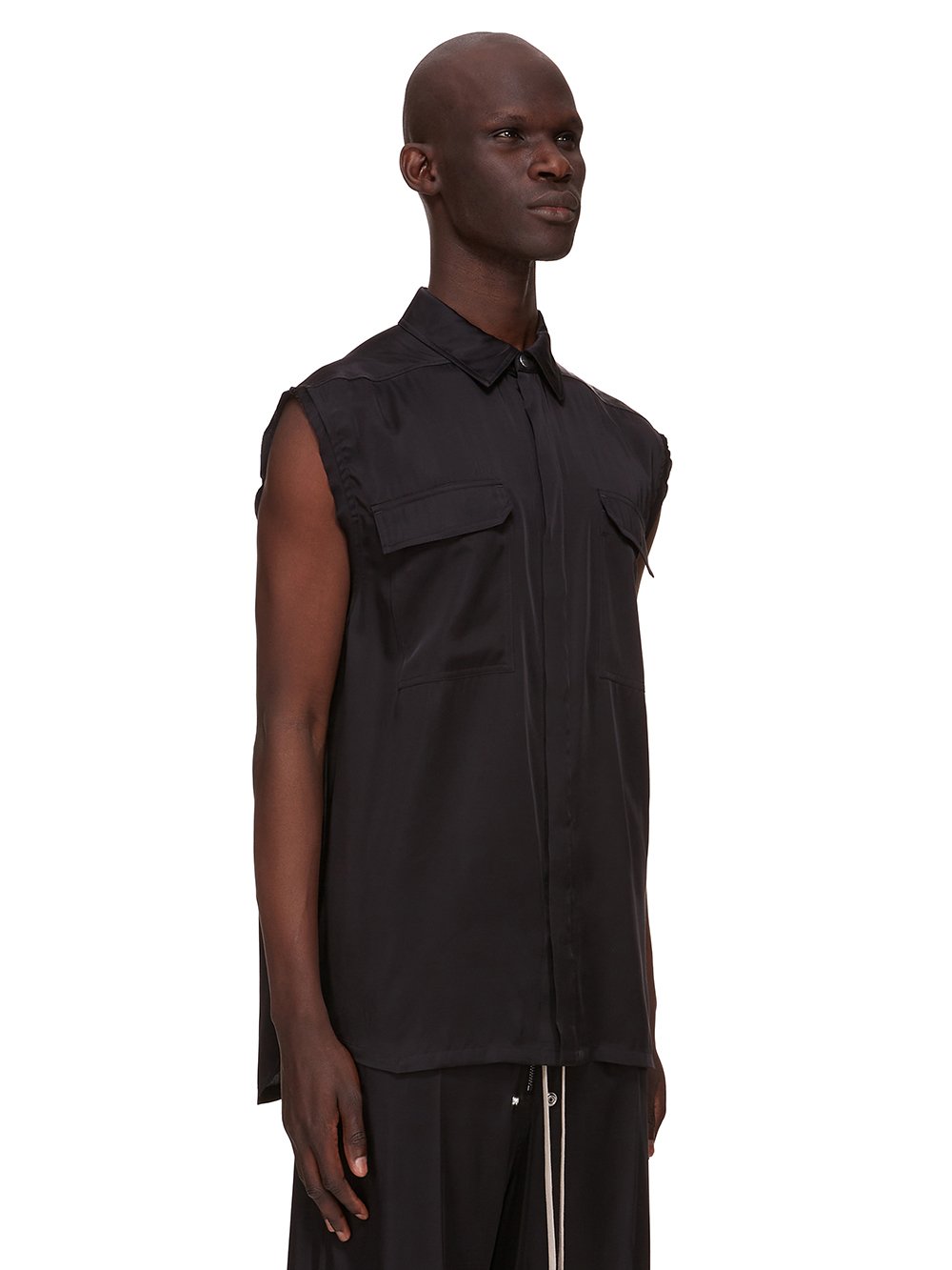 Tシャツ・カットソー RICK OWENS Men T Shirts RU01E5250 RC 09 Black RICK OWENS - Men Jumbo SS Tee – Atelier New York