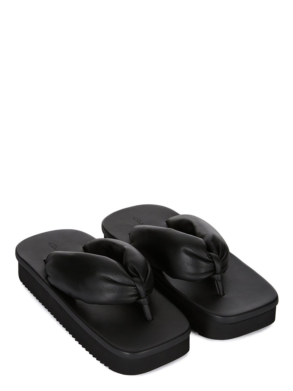 シューズ・サンダルその他 RICK OWENS Woman Flat sandals Black RP01E7800LLP 09 RICK OWENS - SHOES - Rick Owens