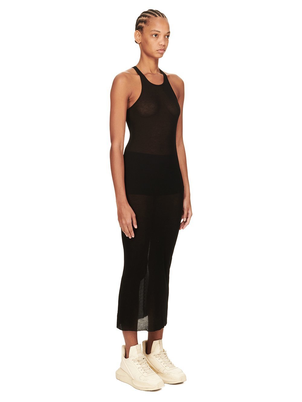 ワンピース RICK OWENS Women Mid Skirts RP01E7530JN 09 Black RICK OWENS WOMEN RP01E7332 KNEE BIAS SKIRT BLACK SS25 | 30