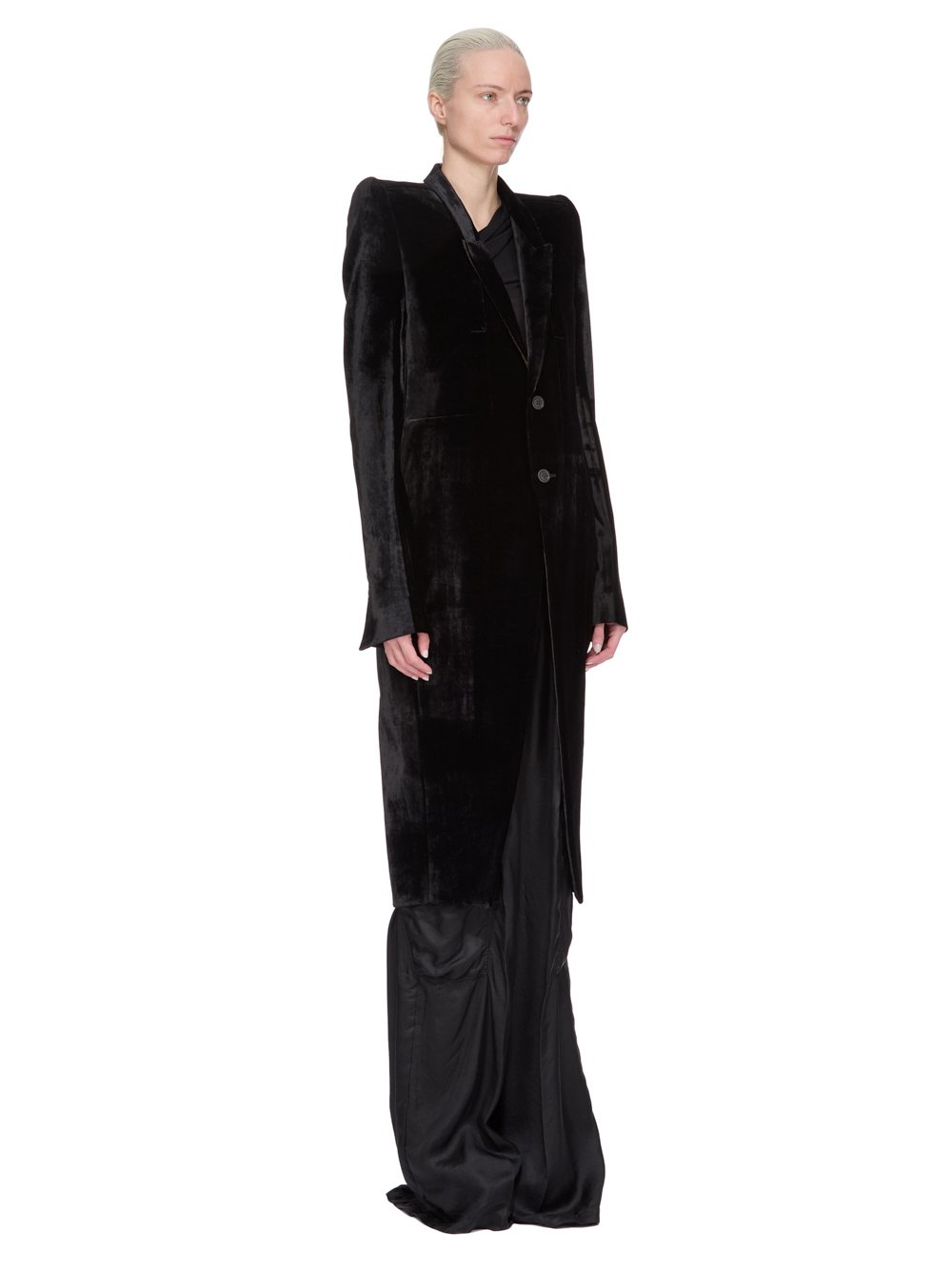 コート RICK OWENS Woman Coat Black RP01E7900WG 09 RICK OWENS - JACKETS - Rick Owens