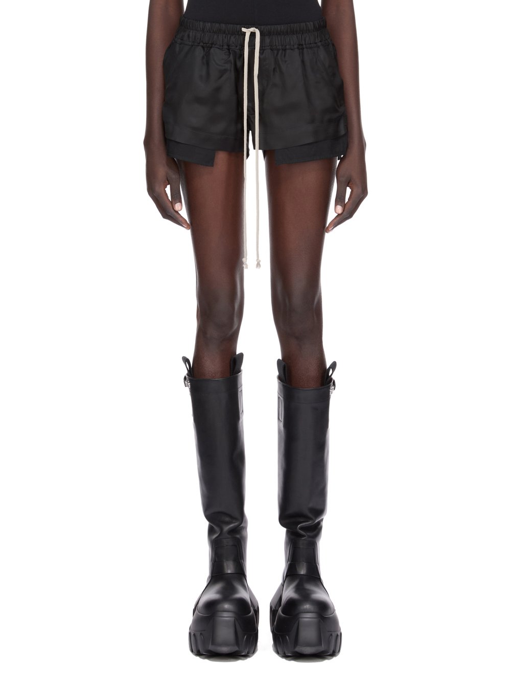 (正規店出品)RICK OWENS RP02D3316 LLP LEATHER BOXER SHORTS Rick Owens Men's Blistered Leather Boxer Shorts - Bergdorf