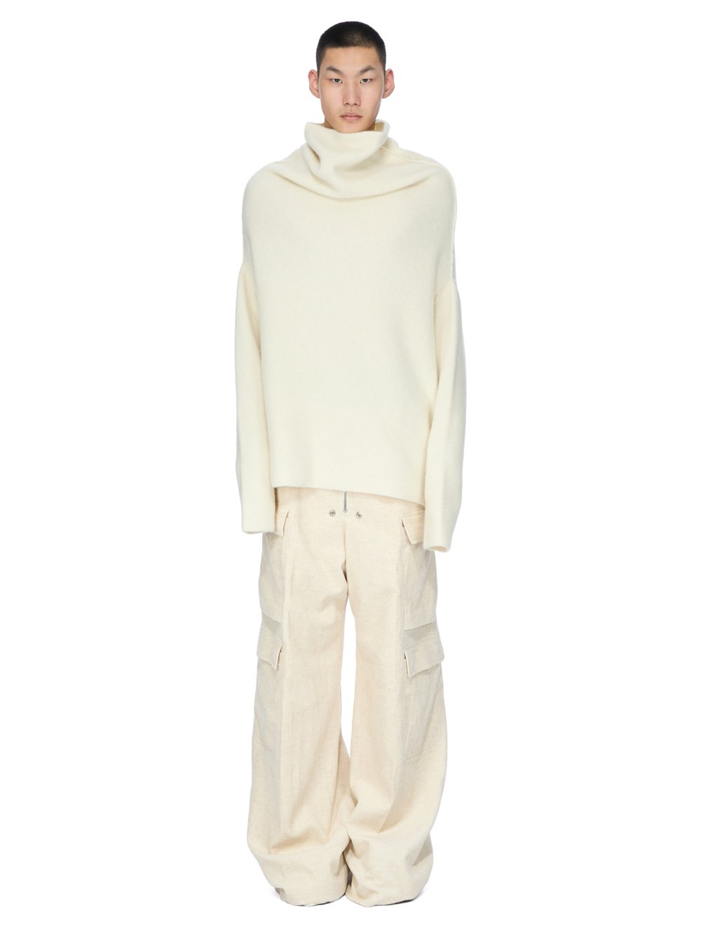 【送料&関税込】Rick Owens White Wool Knitwear RICK OWENS - TOP - Rick Owens