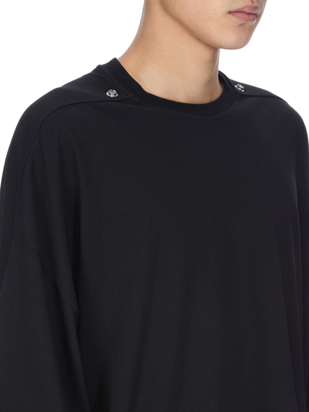 Tシャツ・カットソー RICK OWENS COTTON JERSEY HOODED T-SHIRT Rick Owens（リックオウエンス）の「Rick Owens Level Cotton