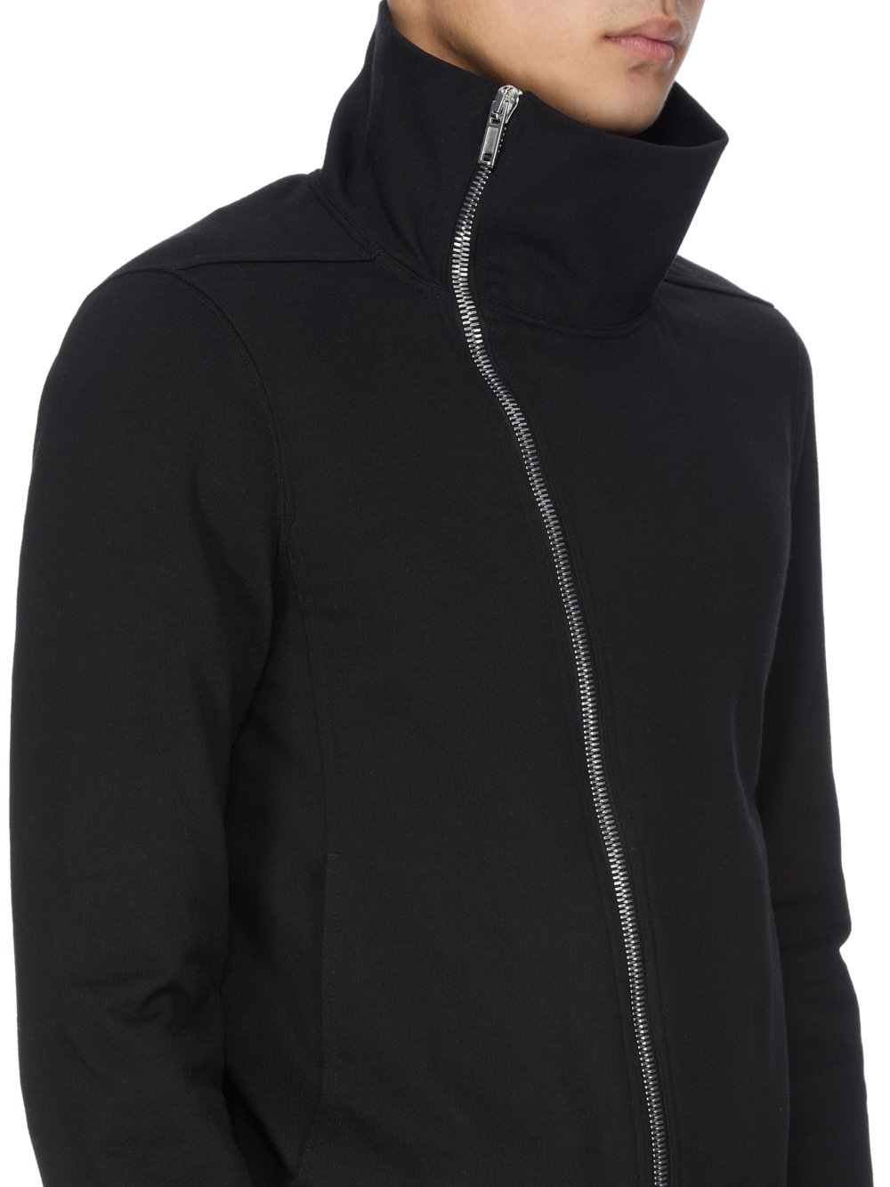 Tシャツ・カットソー Rick Owens Asymmetrical Zipper Sweatshirt Rick Owens Asymmetrical Zipper Sweatshirt | ShopSimon