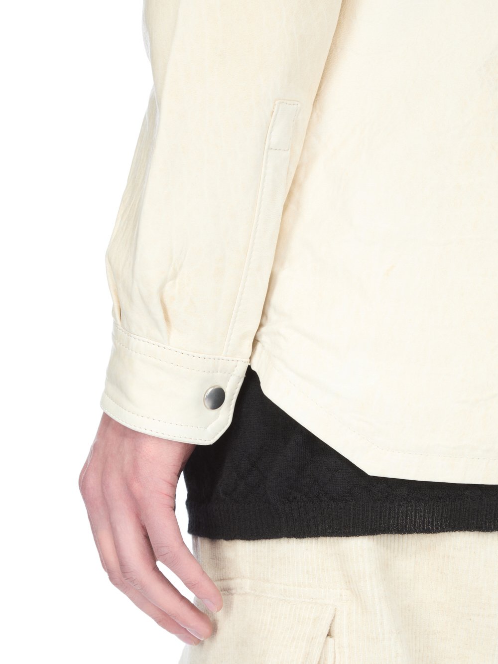 【RICK OWENS】クロップド丈 Tシャツ アイボリー RICK OWENS - SHIRTS - Rick Owens
