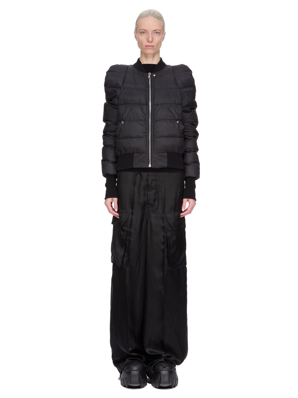コート RICK OWENS Women Outer RO02D3957 DDR09 Black RICK OWENS - JACKETS - Rick Owens
