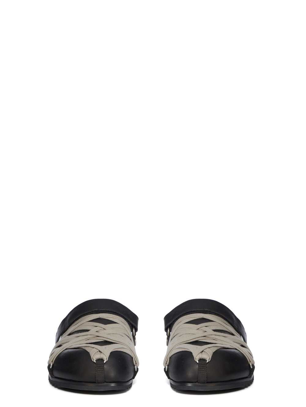 【関税&送料込】Rick Owens Brown Megalance Mule Granolas In Rick Owens Hollywood Megalaced Mule Granola Black Men's