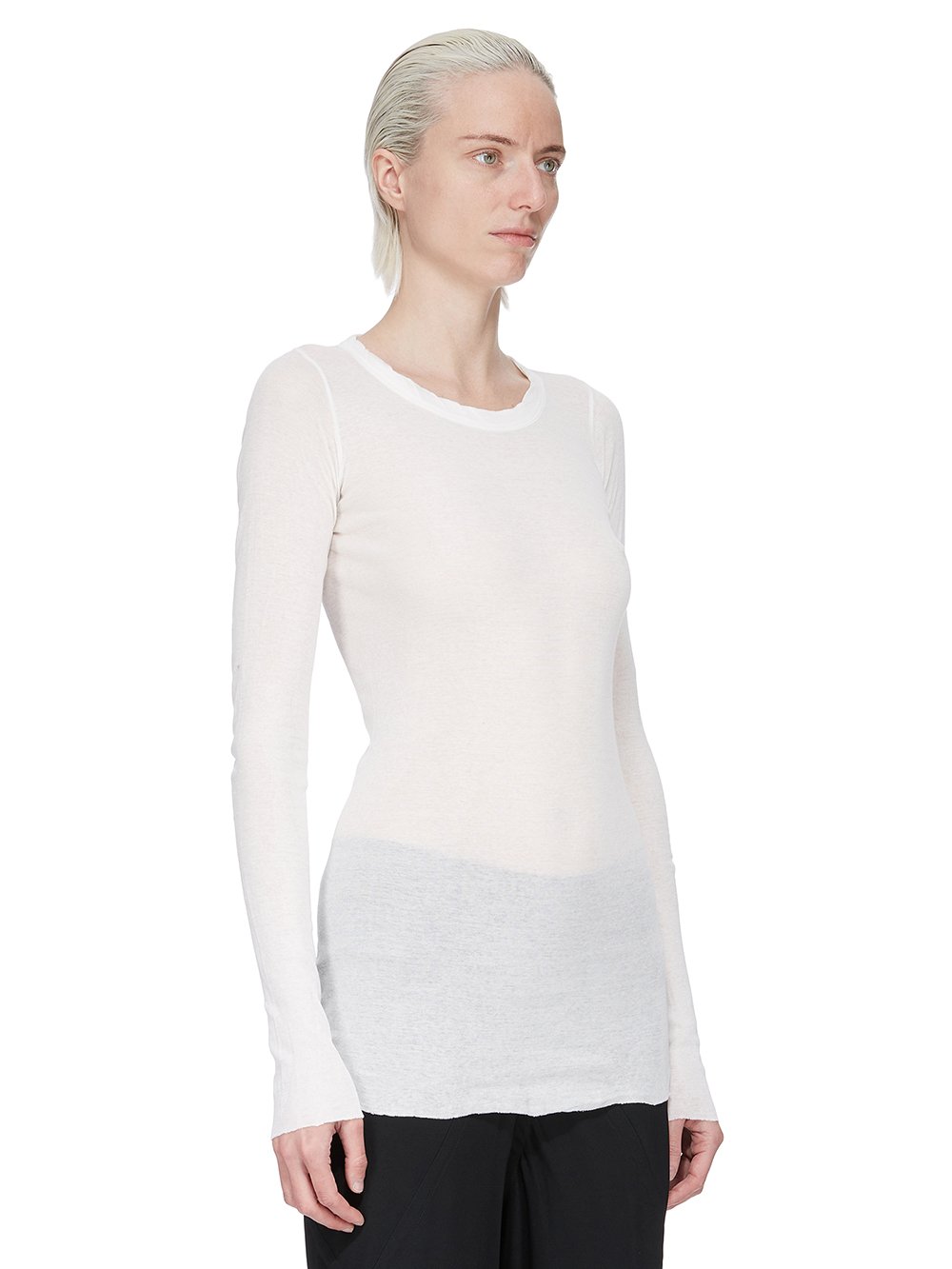 【関税＆送料込み】Rick Owens Ribbed T-Shirt 23845256_54182597_600.jpg