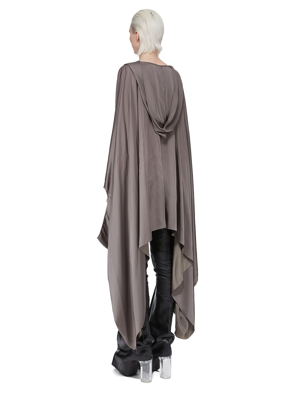 ポンチョ・ケープ RICK OWENS SS25 HOODED KAFTAN PULLOVER (RO01E7787 S 09) RICK OWENS - TOPS - Rick Owens