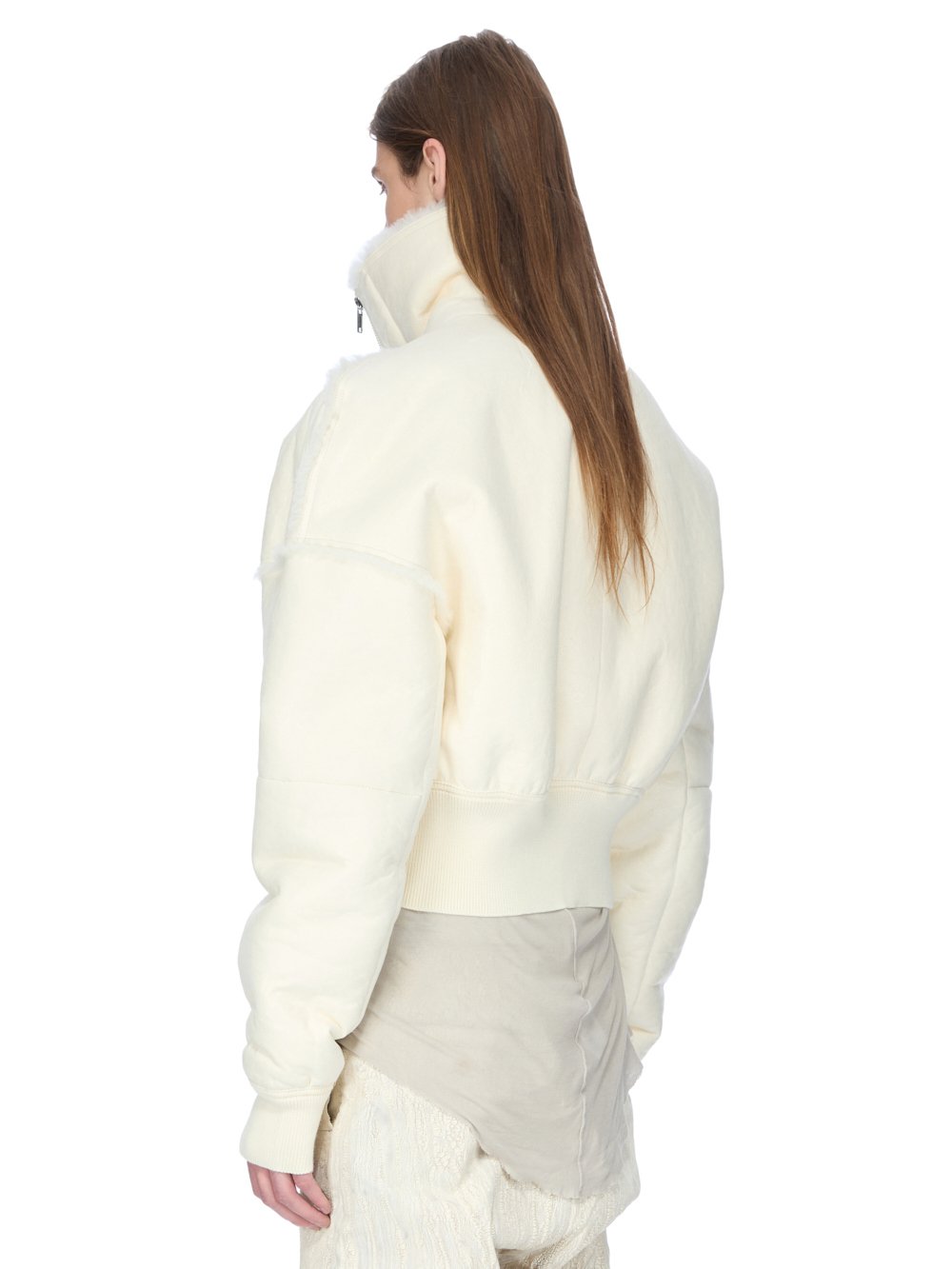 Rick Owens ホワイトレザージャケット RICK OWENS - JACKETS - Rick Owens