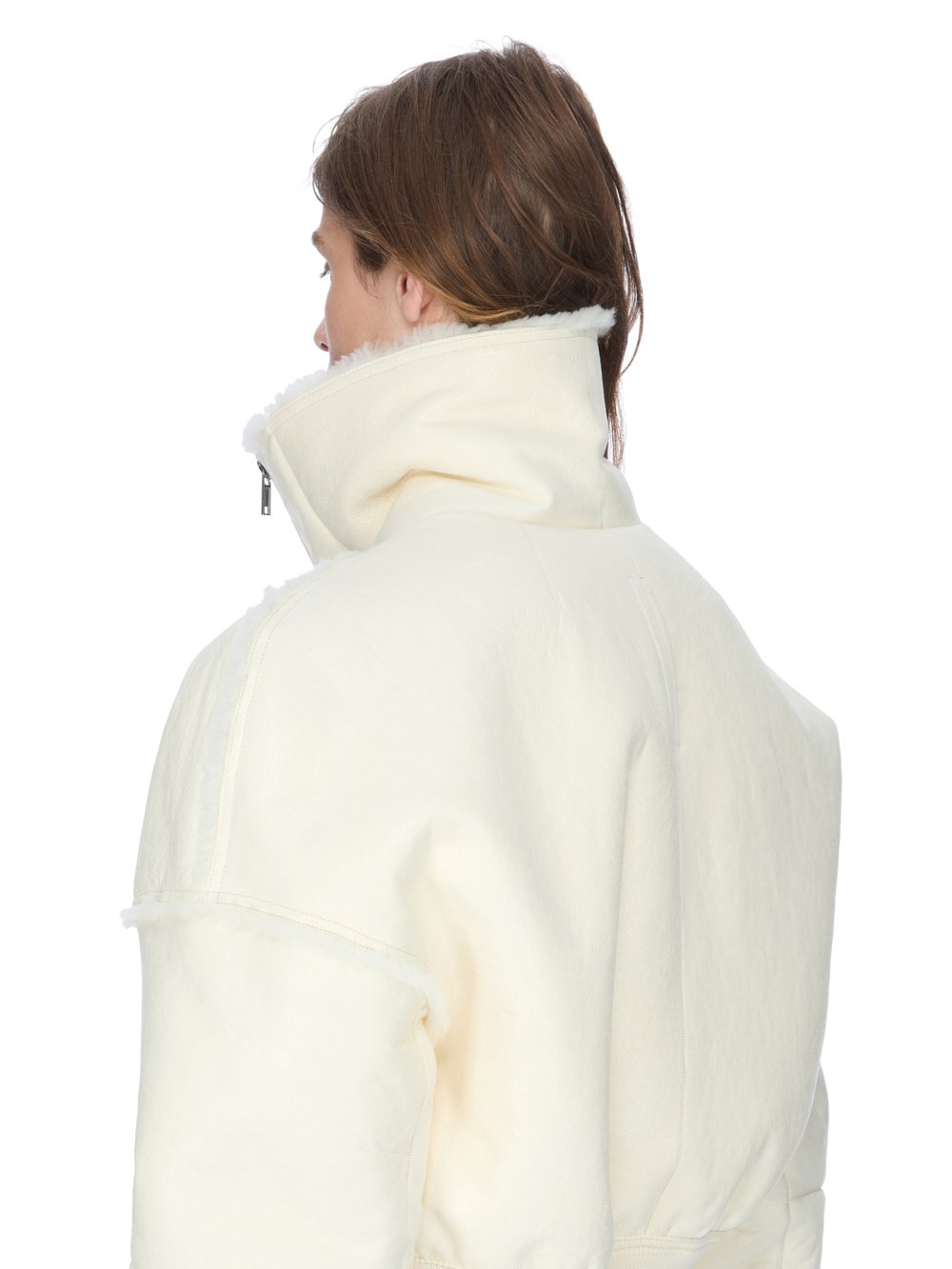 Rick Owens ホワイトレザージャケット RICK OWENS - JACKETS - Rick Owens