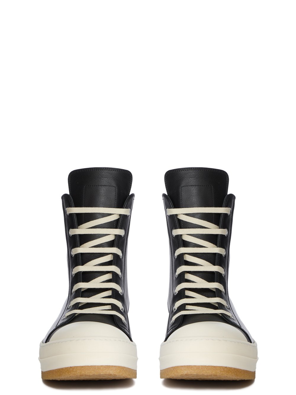 スニーカー RICK OWENS Rick Owens Creep Sneakers (RU02E1802 LCO 911) Rick Owens Black/milk white Creep sneakers | TheDoubleF