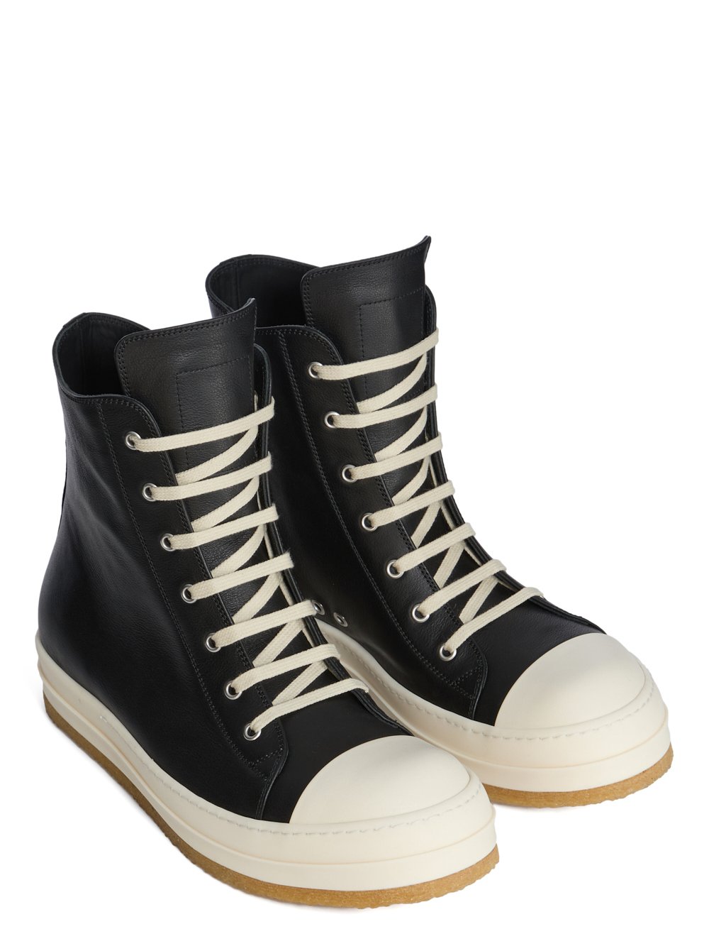 スニーカー RICK OWENS FW25 LEATHER SNEAKER (RU02E1891 LCO911) RICK OWENS - SHOES - Rick Owens