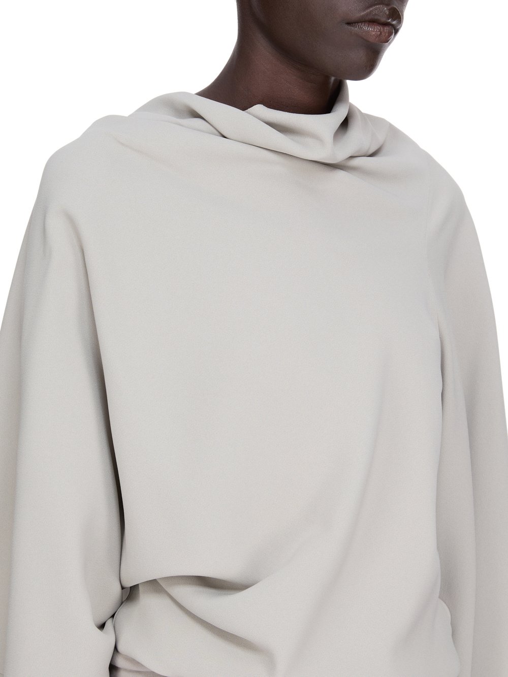 【Rick Owens】シャルムーズ ビスコース シリンダーネックトップ Rick Owens】シャルムーズ ビスコース シリンダーネックトップ