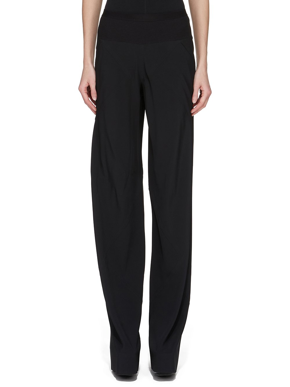 【正規店出品】RICK OWENS WOMEN RP01E7301 CC BIAS PANTS BLACK RICK OWENS - PANTS - Rick Owens