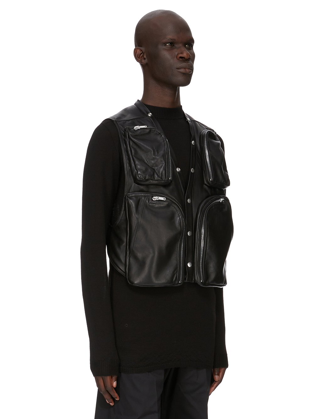 アウターその他 RICK OWENS Woman Waistcoat Black RP01E7709LBY 09 RICK OWENS - JACKETS - Rick Owens