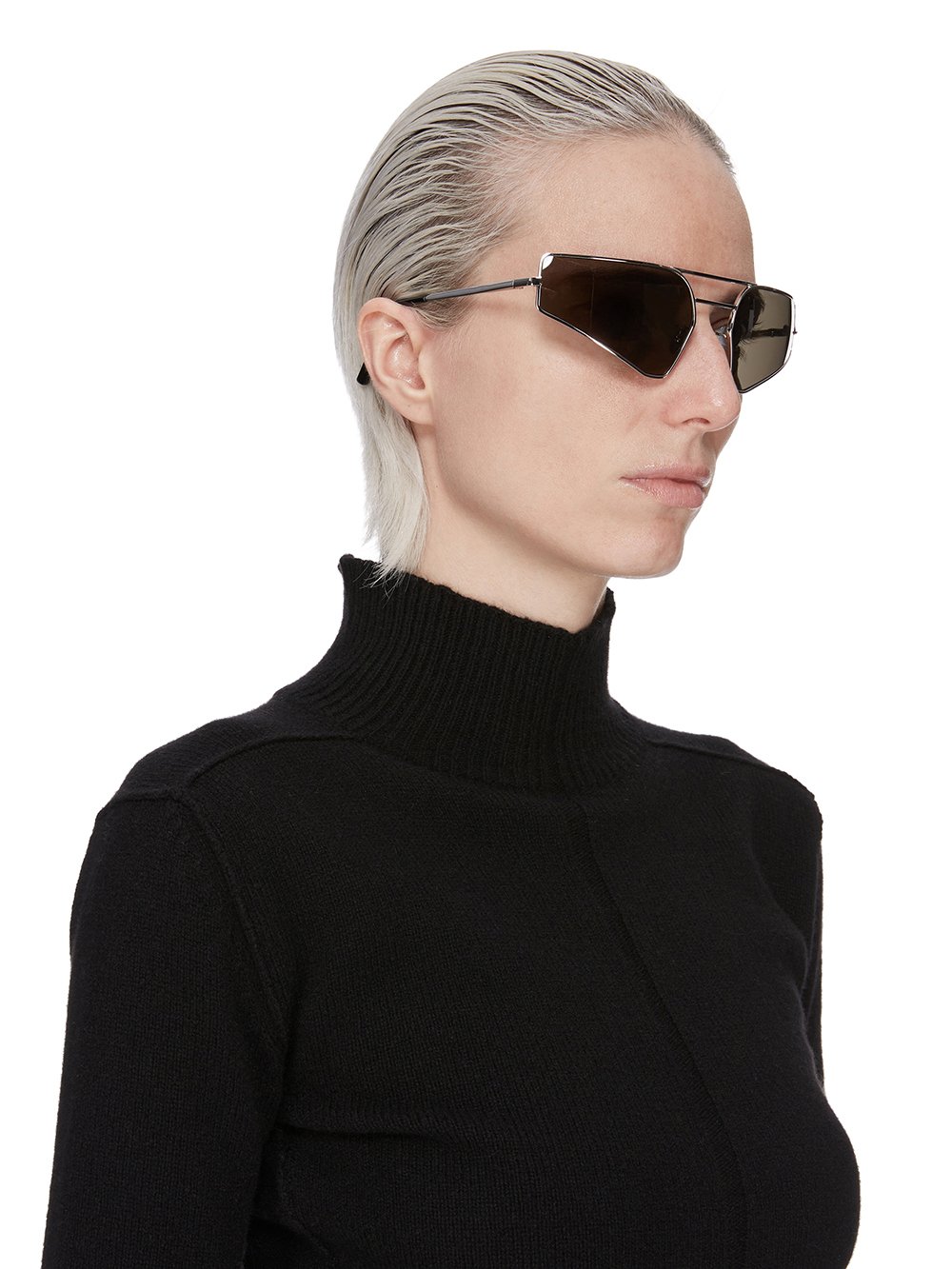 リックオウエンス Rick Owens Prong Silver Sunglasses Rick Owens Prong Silver Sunglasses | ModeSens