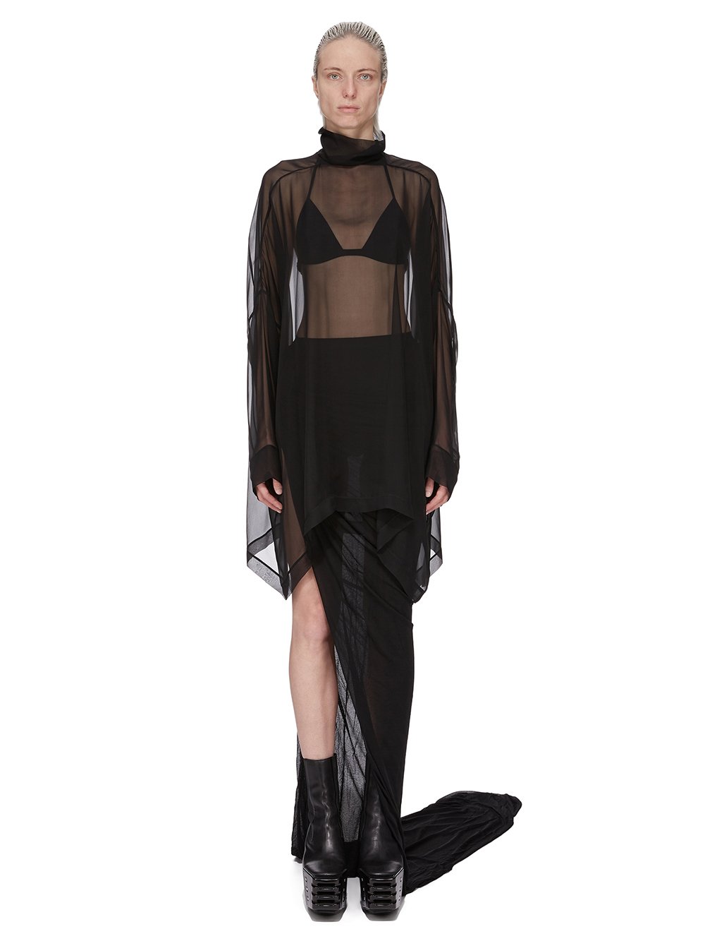 RICK OWENS トミknite Vネックトレス RP02D3507SCH 78 RICK OWENS - TOPS - Rick Owens