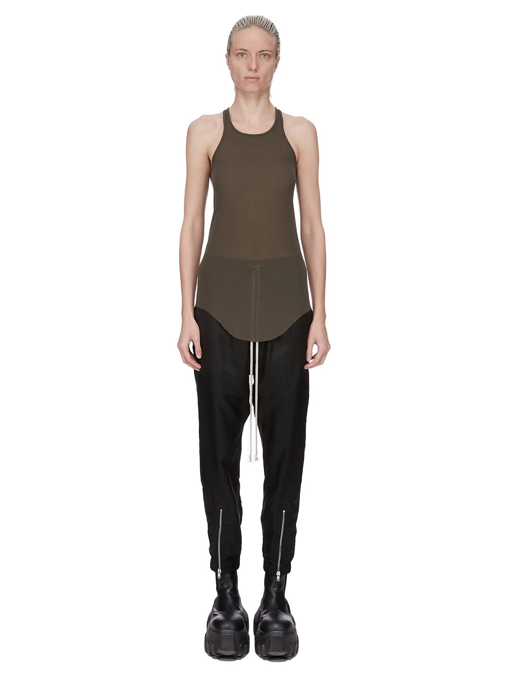 オールインワン・サロペット RICK OWENS Women Tunic Tops RO02D3678 KWPL 25 GREEN RICK OWENS(リックオウエンス) オールインワン・サロペット