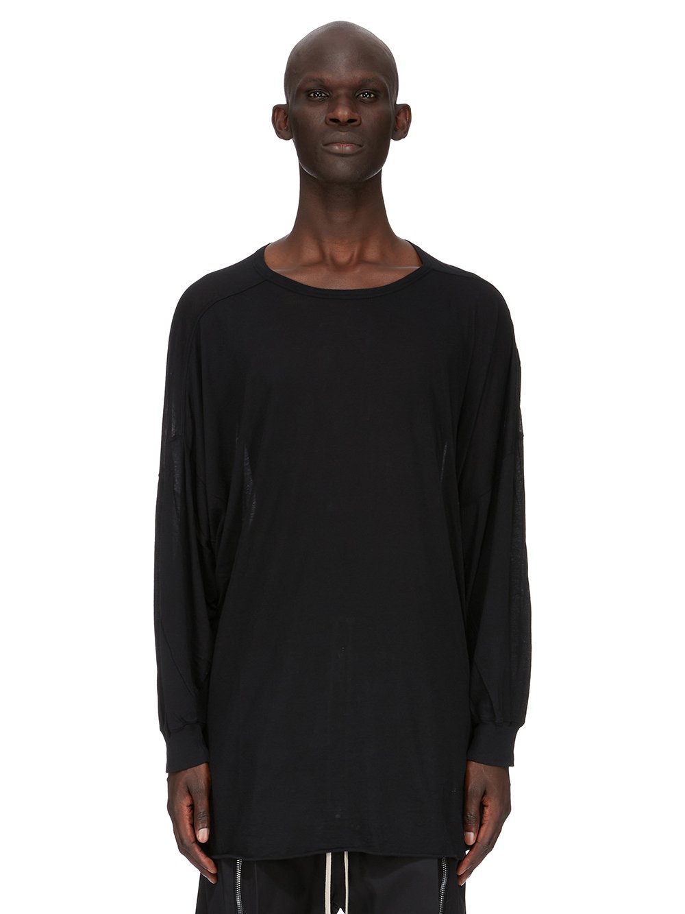 Tシャツ・カットソー RICK OWENS Women Tops RP01D2232 UCSH 09 BLACK Rick Owens Jumbo Tee - Black – Kith
