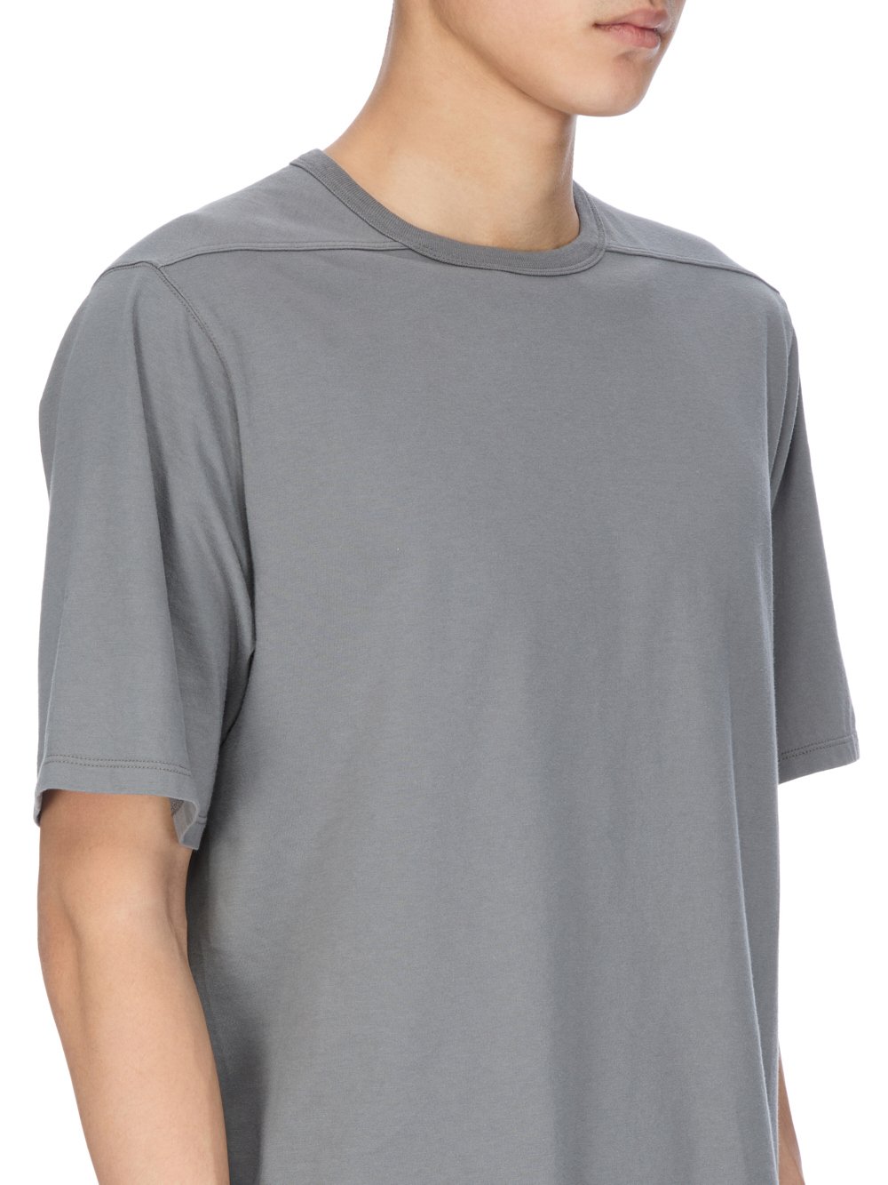 Tシャツ・カットソー RICK OWENS FW25 BRAD T (RU02E1232 JA25) Rick Owens Brad T-Shirt in White | SVD