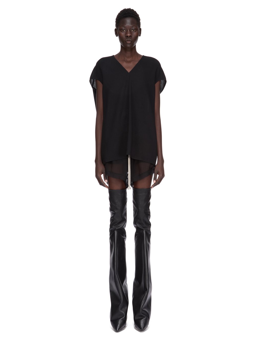 Tシャツ・カットソー RICK OWENS FW25 T-SHIRT FLOATING TOP (RP02E4256 HY 09) RICK OWENS - TOPS - Rick Owens