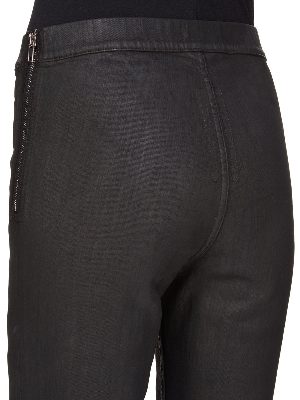 スパッツ・レギンス Rick Owens Drkshdw Denim Leggings Denim Slit Front Leggings in Black – SVRN