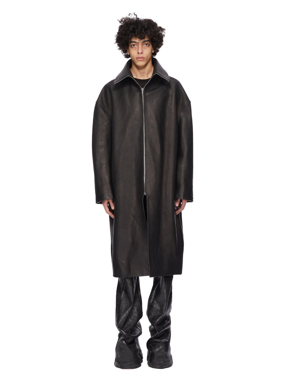 ジャケット・アウター Rick Owens 17AW Melton Stand Collar Coat RICK OWENS - JACKETS - Rick Owens