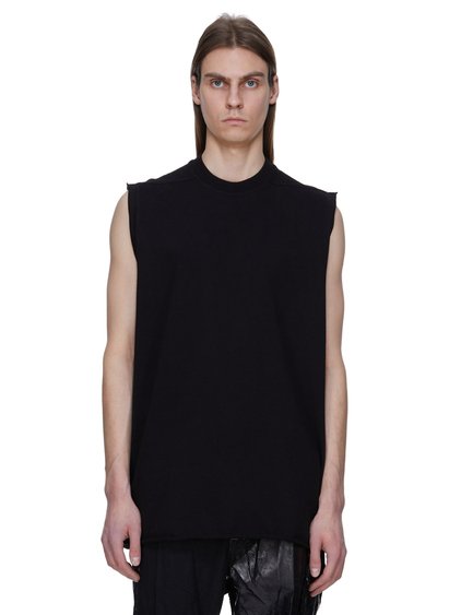 Tシャツ・カットソー RICK OWENS FW25 BRAD T (RU02E1232 JA25) Brad T Cotton T-shirt RICK OWENS - Nugnes1920