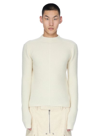 Tシャツ・カットソー Rick Owens Ribbed viscose and wool T-shirt Rick Owens Ribbed long-sleeves T-shirt | Grey | FARFETCH