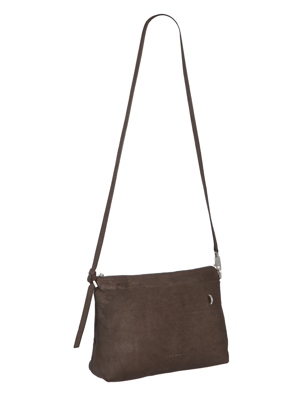 ☆Rick owens ショルダーバッグ☆ Rick Owens ブラック ショルダーバッグ Rick Owens レザーショルダー