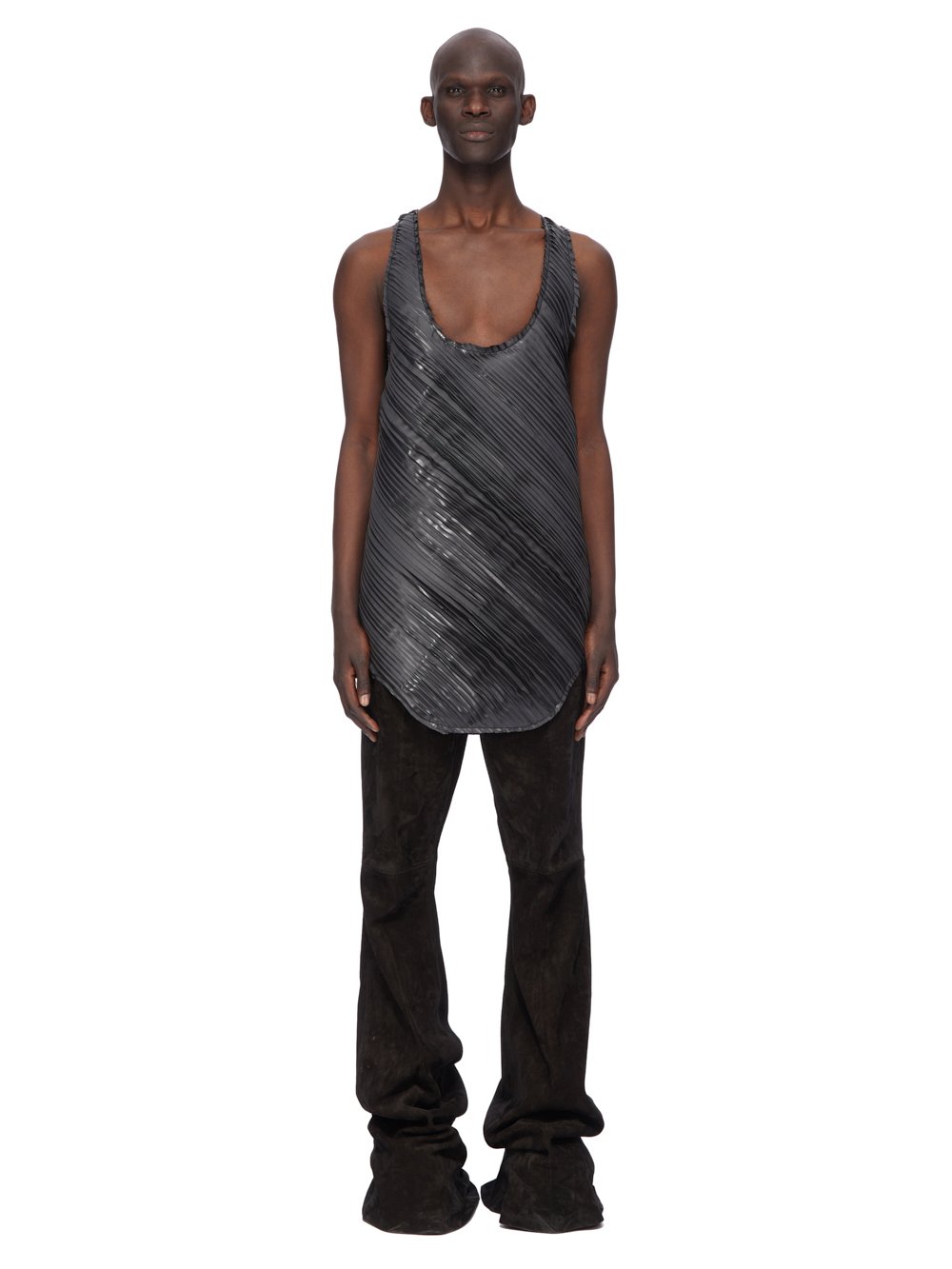 トップス Rick Owens basic tank S oyster RICK OWENS - TOPS - Rick Owens