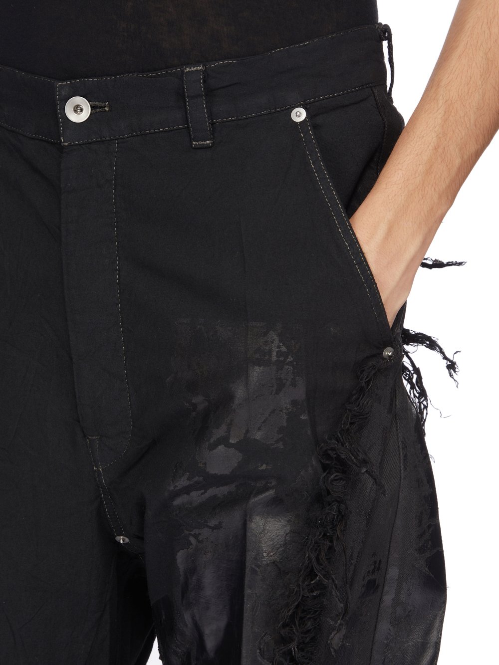 り*お様 RICKOWENS FW25 Joris trousers 29 Rick Owens FW25 JORIS TROUSERS / BLACK - NUBIAN