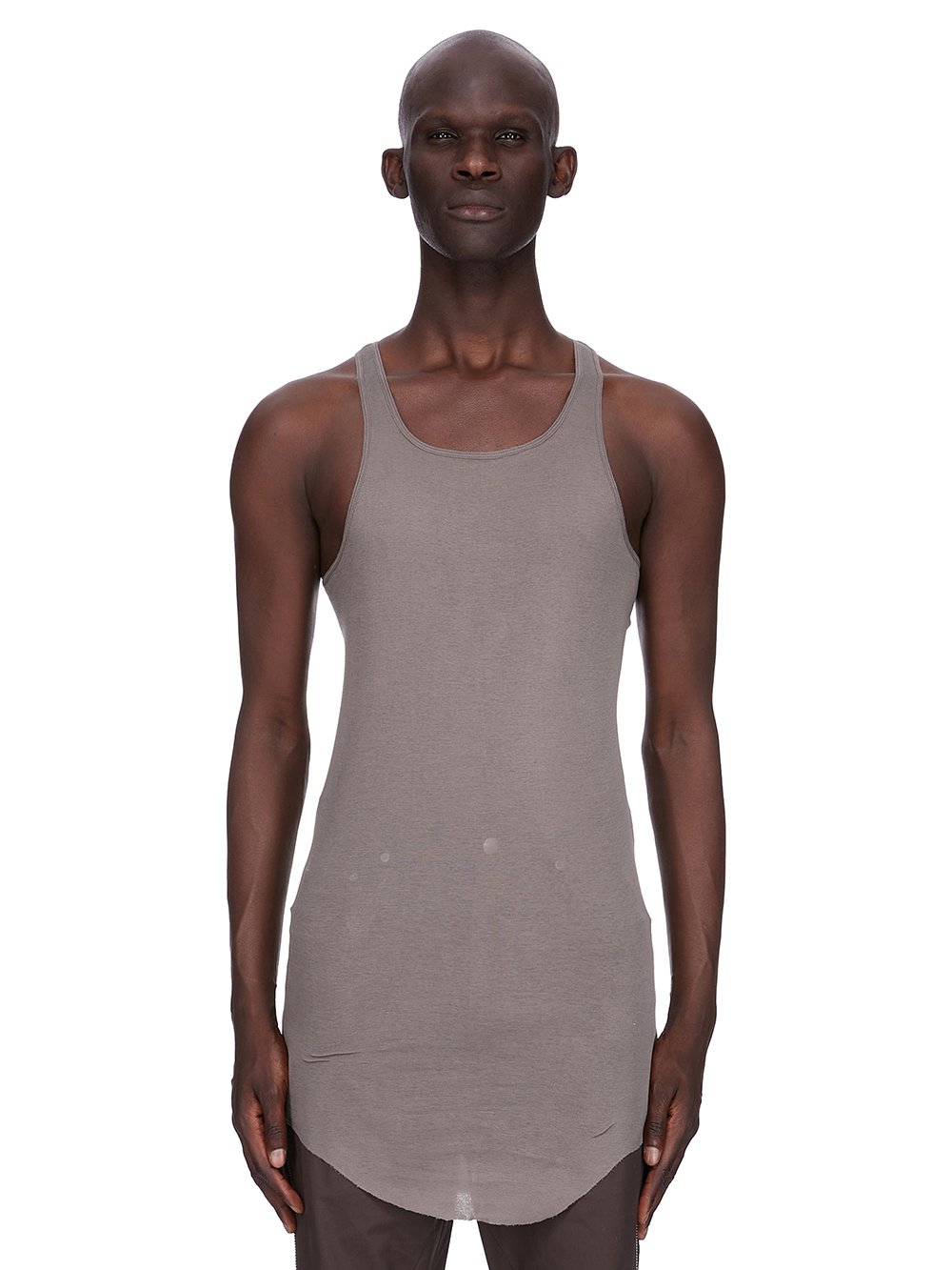 Rick Owens Basic Tank リブ タンクトップ Rick Owens Basic fine-ribbed Tank Top | Black | FARFETCH