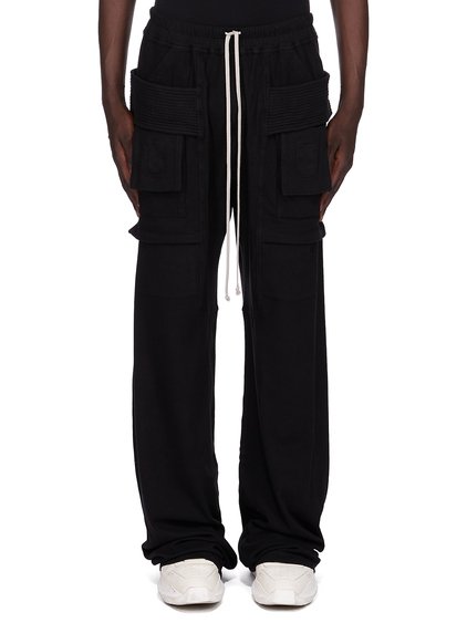 Rick Owens パンツ（その他） グレー 2010624Y0023 Rick Owensのグレー ドローストリング カーゴパンツがセール中