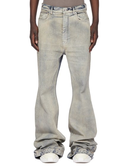 デニム・ジーパン RICK OWENS Woman Jeans Grey RU01E5343SCT 41 Rick Owens DRKSHDW distressed-finish slim-cut Jeans | Grey