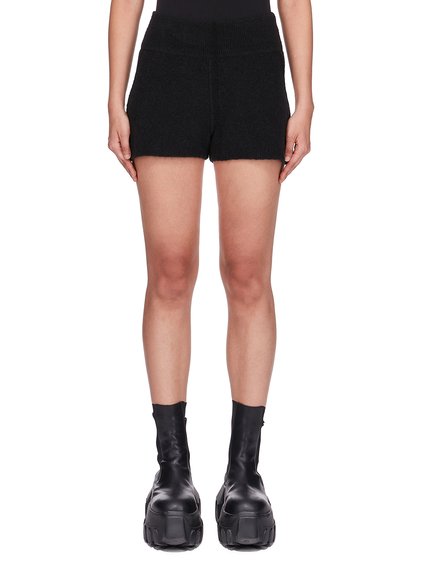 ショートパンツ RICK OWENS FW25 VISCOSE AND CUPRO SHORTS (RP02E4380 V78) RICK OWENS DRKSHDW - 【24SS】バウハウスカーゴ ショートパンツ