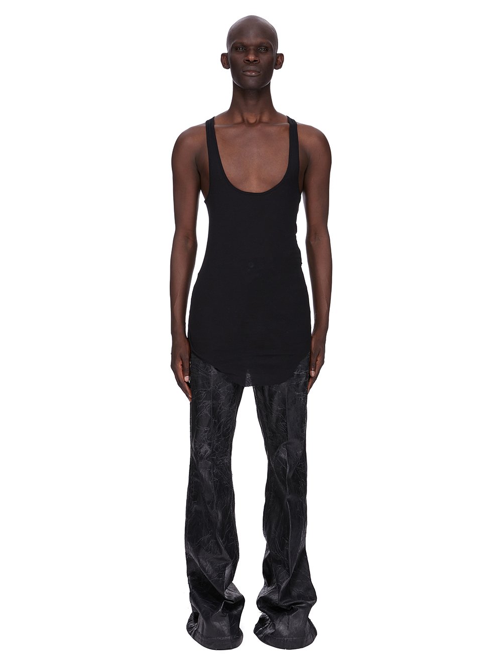 Rick Owens archive 06ssリブニットタンクトップ ブラック リックオウエンス アーカイブ 06エスエスリブニットタンクトップ